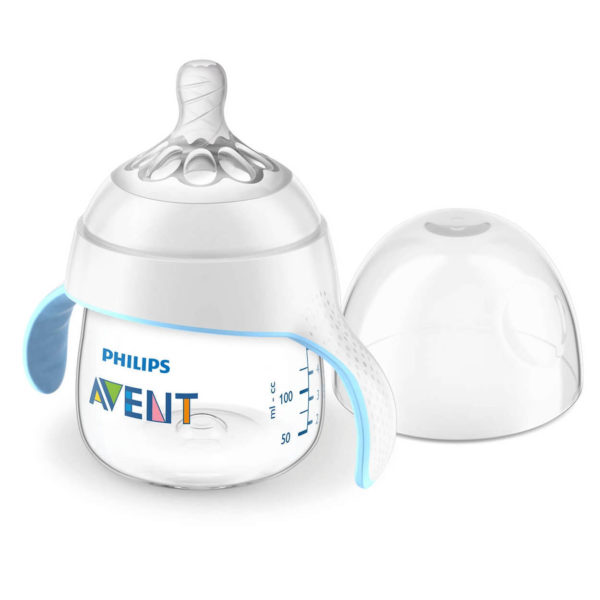شیشه شیر دسته‌دار نچرال التراسافت ۱۵۰ میلی‌لیتر فیلیپس اونت avent