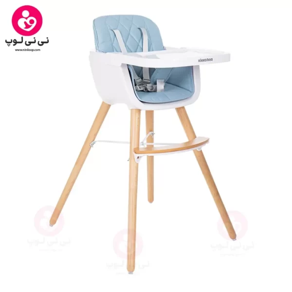 صندلی غذای کیکابو مدل Woody آبی