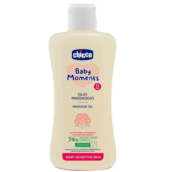 روغن ماساژ کودک %74 چیکو Chicco ظرفیت 200 میلی لیتر