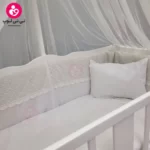 تخت کنار مادری سلیکا solika مدل 105 رنگ سفید سرویس سفید ویژه