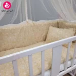 تخت کنار مادری سلیکا solika مدل 105 رنگ سفید کرم ستاره