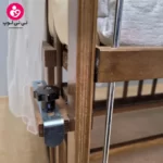 تخت کنار مادری سلیکا solika مدل 105 رنگ فندقی سرویس کرم