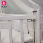 تخت کنار مادری سلیکا solika مدل 105 رنگ سفید سرویس سفید ویژه