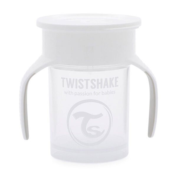 لیوان 360 درجه 230 میل تویست شیک Twistshake سفید
