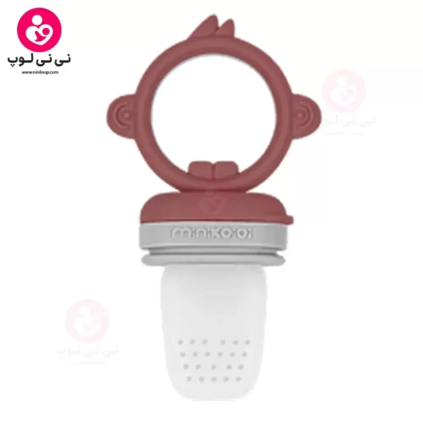پستانک میوه خوری مینیک‌ای‌ای minikoioi رنگ زرشکی