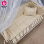 تخت کنار مادری سلیکا solika مدل 105 رنگ چوب رنگ سرویس کرم ستاره