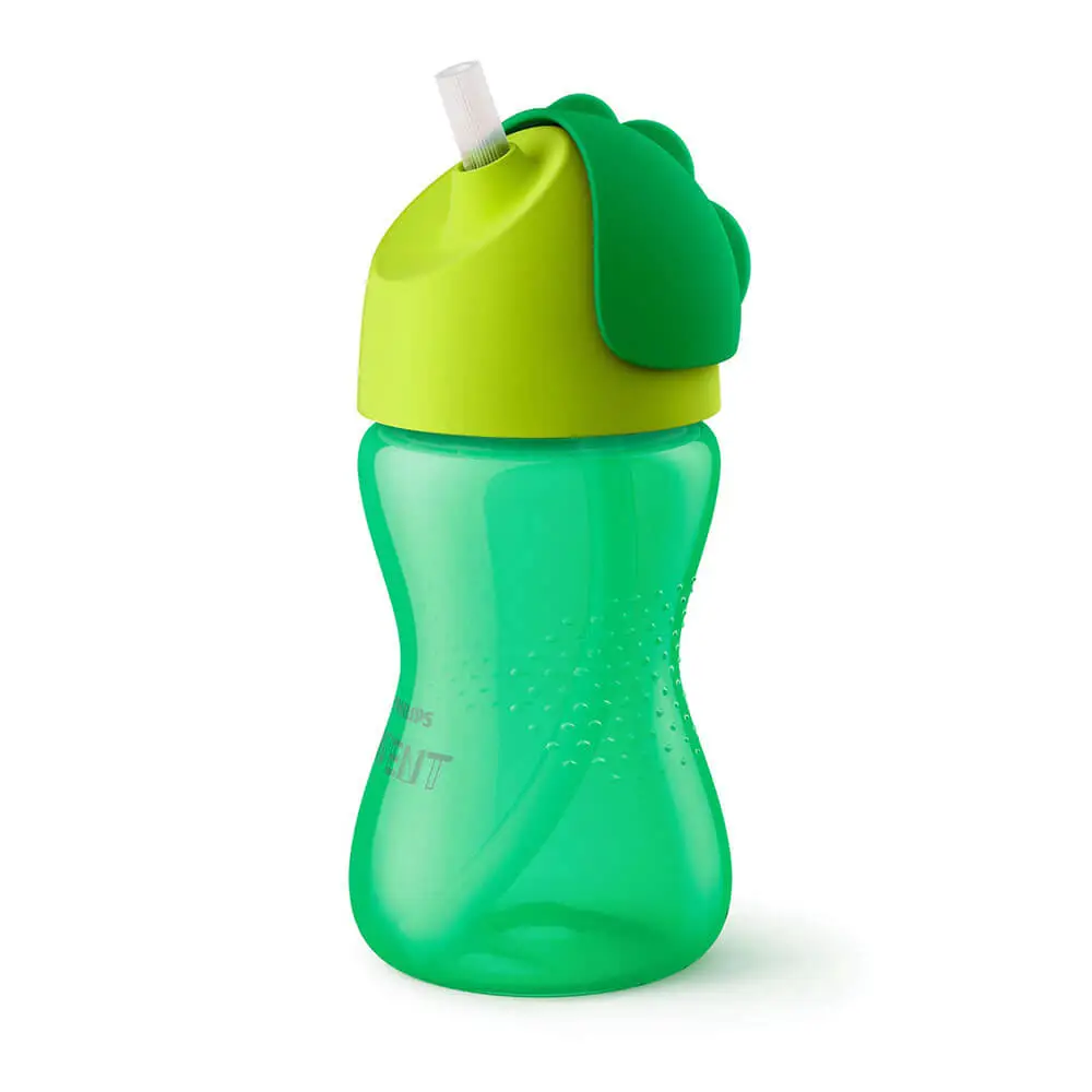 لیوان نی دار فیلیپس اونت Philips Avent حجم 300 میلی لیتر سبز