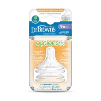 سر شیشه پهن +9 ماه آپشن پلاس دکتر براون Dr Browns