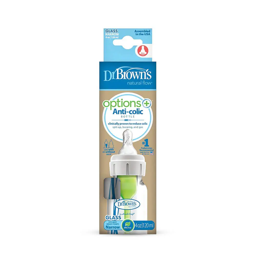 شیشه شیر پیرکس 120 میل آپشن پلاس دکتر براون Dr Browns