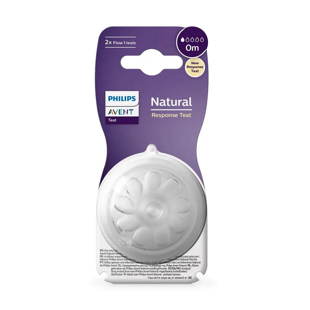 سر شیشه نچرال 0 ماه فیلیپس اونت Philips Avent نسل جدید
