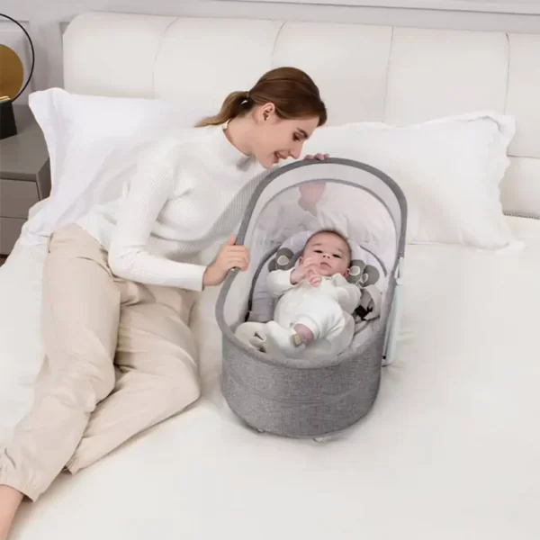 گهواره برقی چرخشی ماستلا Mastela مدل 4in1 طرح میمون