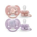 پستانک الترا سافت 0 تا 6 ماه فیلیپس اونت Philips Avent مدل SCF09109