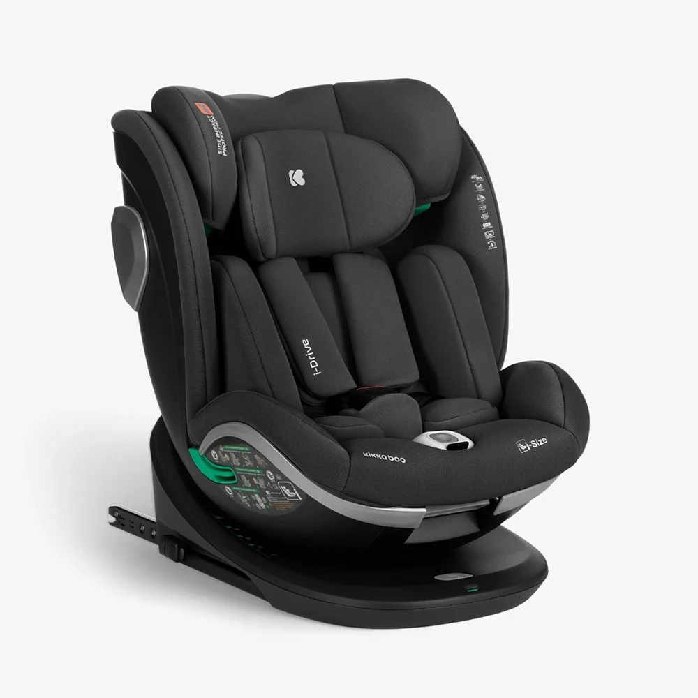 صندلی ماشین 360 درجه کیکابو Kikkaboo مدل i-Drive رنگ مشکی