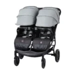 کالسکه دوقلو نوزاد کیدیلو Kidilo مدل LB100 رنگ طوسی