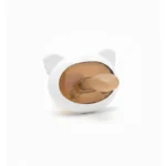 پستانک سیلیکونی بیبی کرون Baby Crown با قاب و بند سیلیکونی رنگ سفید