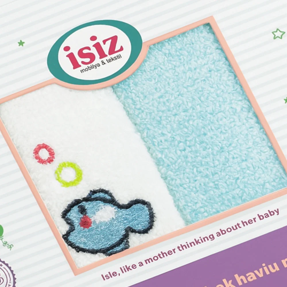 دستمال حوله‌ای نوزاد ایس ایز Isiz بسته 4 عددی