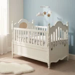 تخت نوزاد سلیکا وود Solika Wood مدل گندم