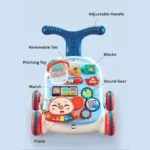 واکر آموزشی موزیکال 2 کاره Musical Stroller مدل 2in1