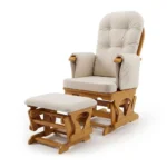صندلی ریلکسی و شیردهی سلیکا وود Solika Wood چوبی رنگ تیک