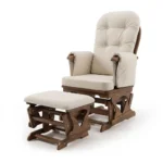صندلی ریلکسی و شیردهی سلیکا وود Solika Wood چوبی رنگ فندقی