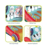 تشک بازی و واکر چند کاره ویوا کیدز Viva Kids کد 6655