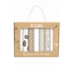 دستمال صورت سلیکا وود Solika Wood تدی و جنگل بژ
