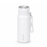 فلاسک آب استیل Hs-Cup حجم 800 میلی لیتر رنگ سفید