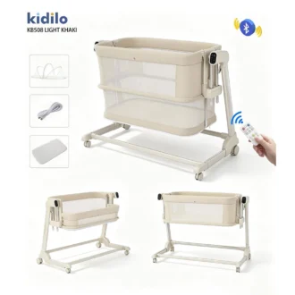 گهواره و تخت کنار مادر برقی کیدیلو Kidilo مدل KB508 رنگ کرم