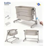گهواره و تخت کنار مادر برقی کیدیلو Kidilo مدل KB508 رنگ طوسی