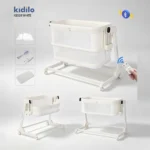 گهواره و تخت کنار مادر برقی کیدیلو Kidilo مدل KB508 رنگ سفید